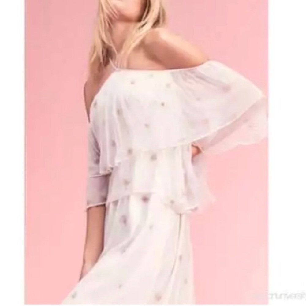 Free People Mila Cold Shoulder Maxi Dress NWT - Picture 3 of 4